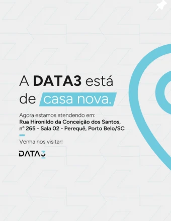 A DATA3 mudou de endereço para melhor te atender.