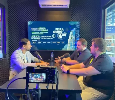 Capa ilustrativa da postagem  DATA3 presente na Feira Construir Aí: inovação e negócios. 